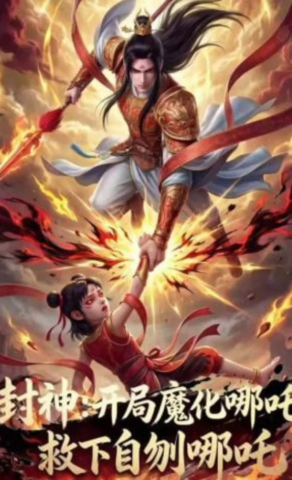 封神：开局魔化哪吒救下自刎哪吒海报